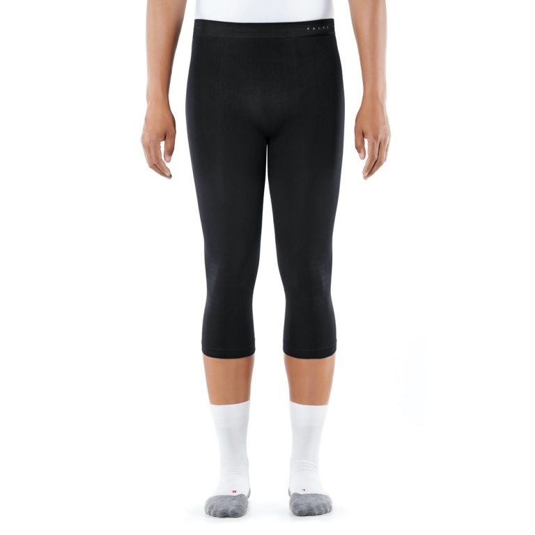 Falke Underpants 3/4 Tight Maximum Warm (warm material, perfect moisture) Underwear black Men